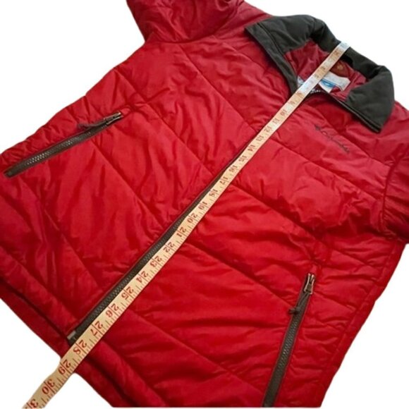 Columbia Mens Red Puffer Omni-heat Interchange Jacket Size M - Picture 11 of 14